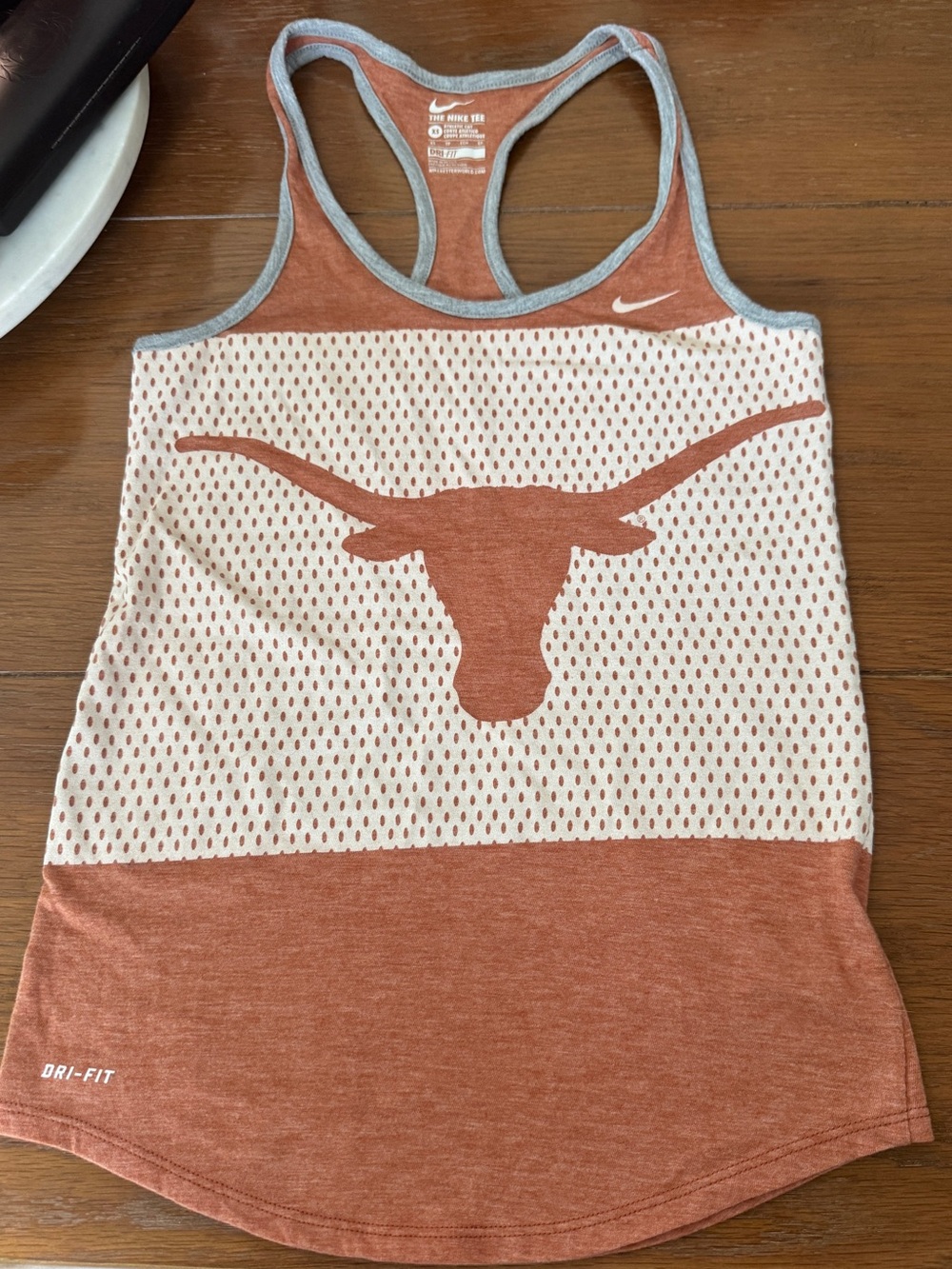 Nike Women’s Texas Longhorns Burnt Orange Dri-FIT Racerback Tank